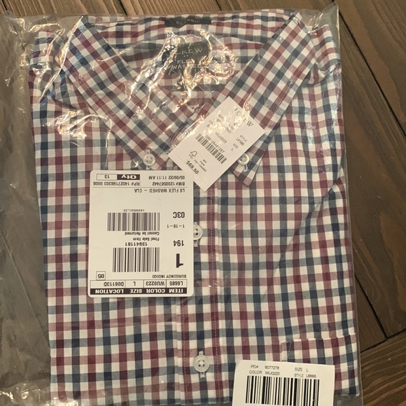 J Crew Casual Shirt NWT - Picture 5 of 5